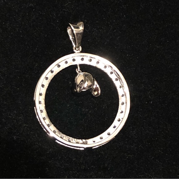 NWOT CZ Necklace pendant or Dog Charm - Picture 3 of 5